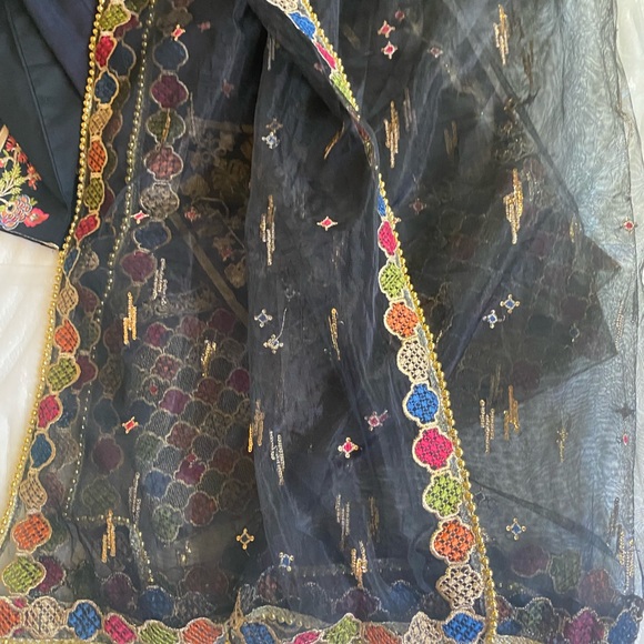 Pakistani 3 picec ladies luxury full embroidery - Picture 11 of 13